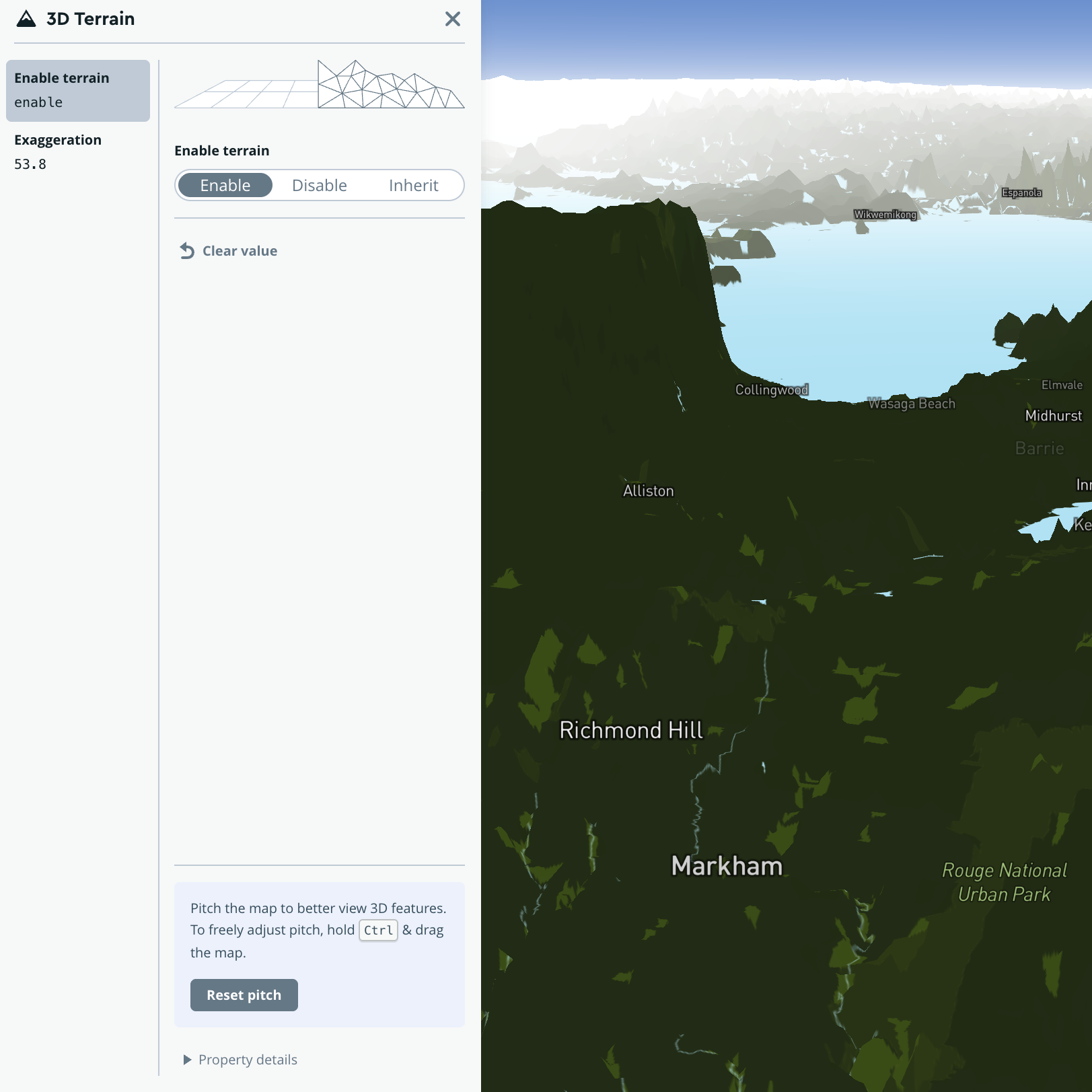 I increased the 3D atomsphere by 30 to see how the world would change when I did that.